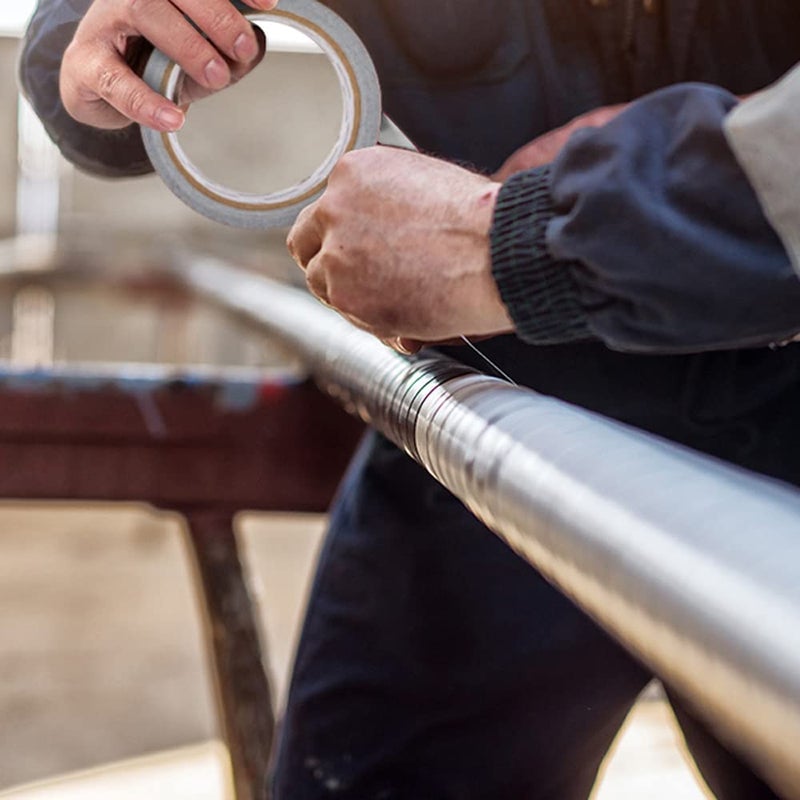 LLPT Duct Tape Premium Grade 1.6 Inches x 108 Feet x 11 Mil Easy Tear Residue Free Strong Adhesive Color Black (DT401) - Image 2